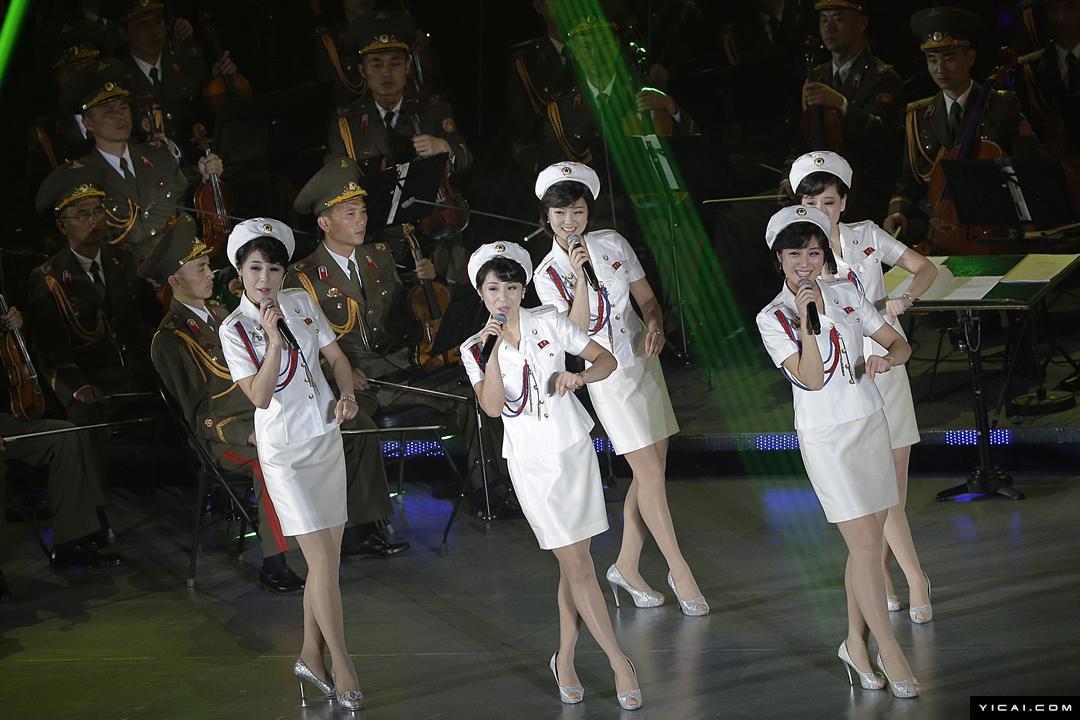 朝鲜"牡丹峰"来华进行首次国外公演 乐团成员抵京